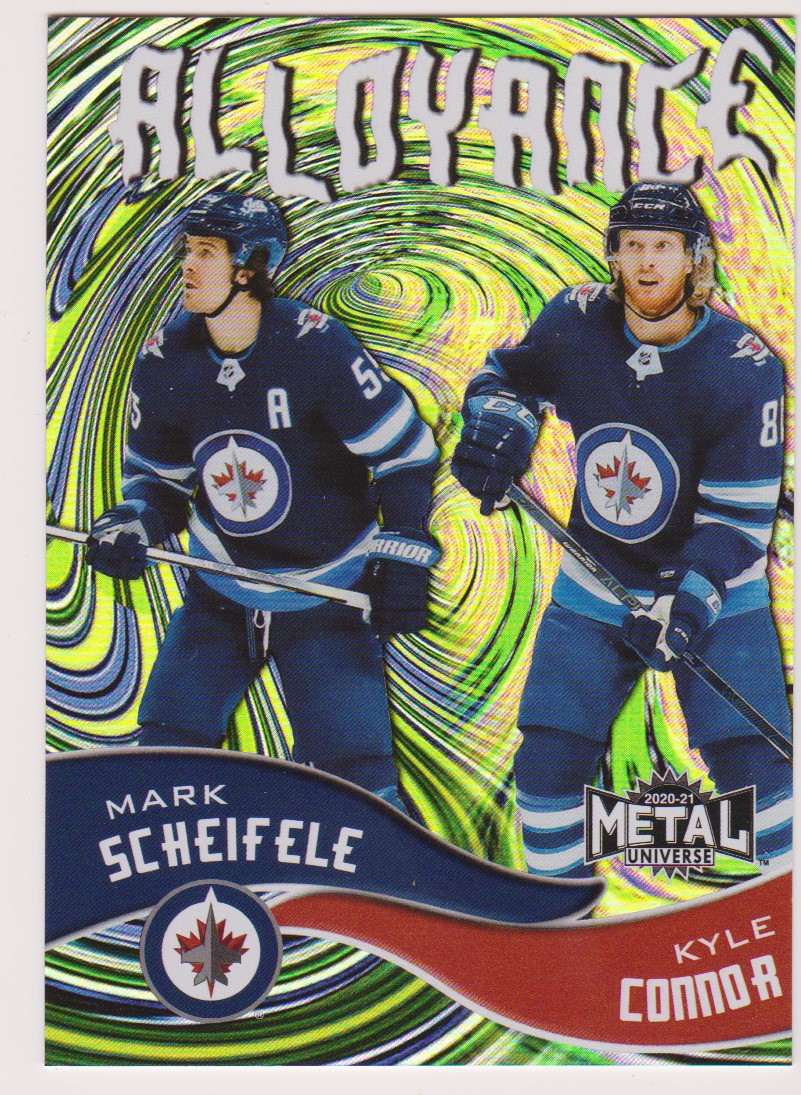 (image for) 2020-21 Metal Universe Alloyance #AL10 Mark Scheifele...